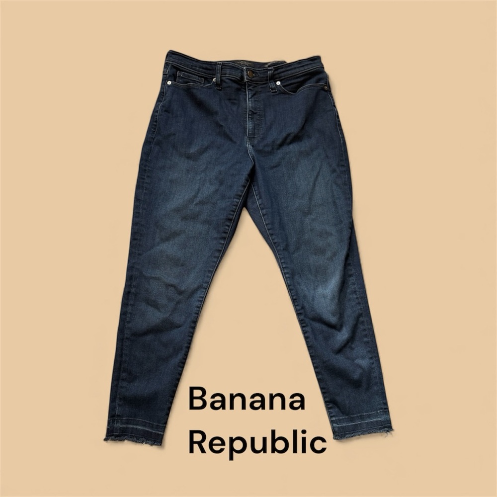 Banana Republic Dark Indigo Ankle Jeans